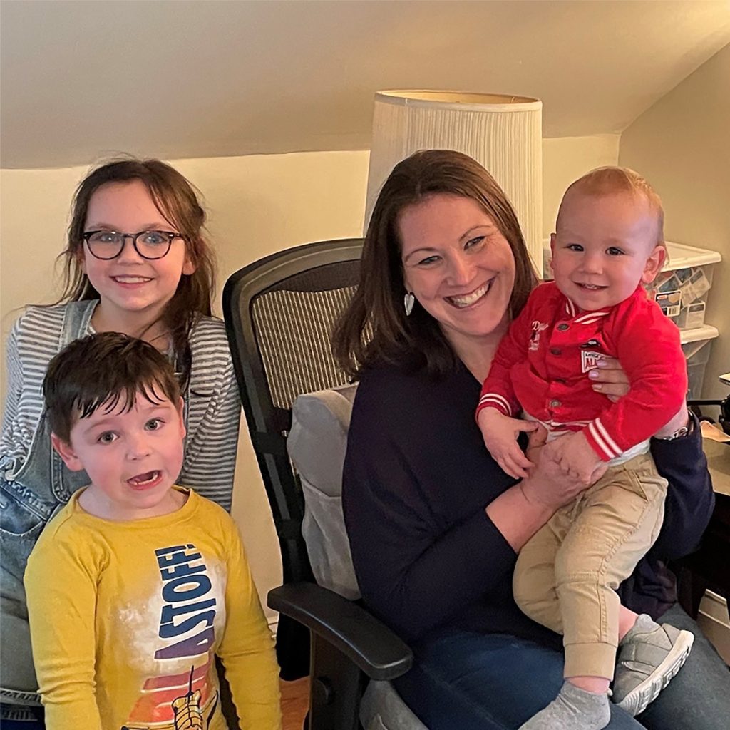 Schuyler T. and three children