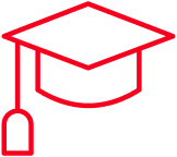 Graduation hat icon