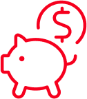 Piggy bank icon