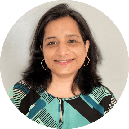 Swaroop A. looking at the camera, smiling.